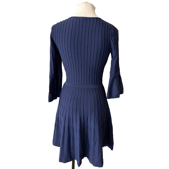 Lilly Pulitzer Brandi High Tide Dress S Small Blue Stretch 3/4 Sleeve $198 - Picture 12 of 16